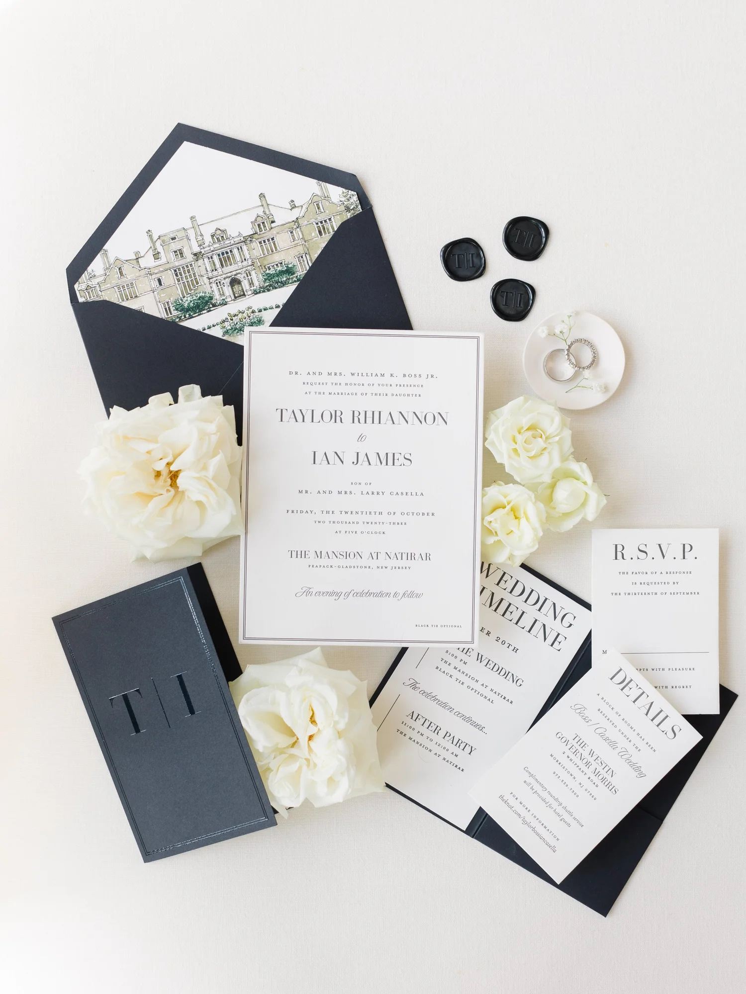 Little Black Dress Paperie  Luxury Stationery Website Design | South End  Creative